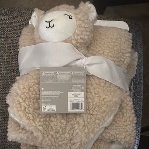 UGG Tan Lamb Plush Blanket